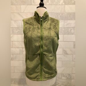 Women's Green North Face Vest